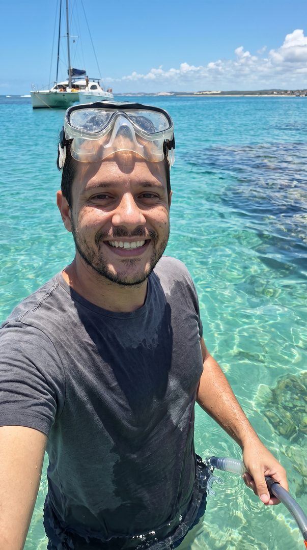 Rafael nos parrachos de Maracajaú